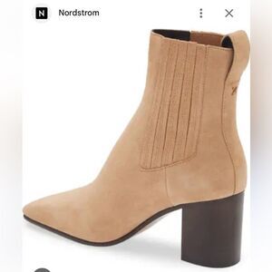 NEW RAG & BONE women's astra chelsea suede boot in black